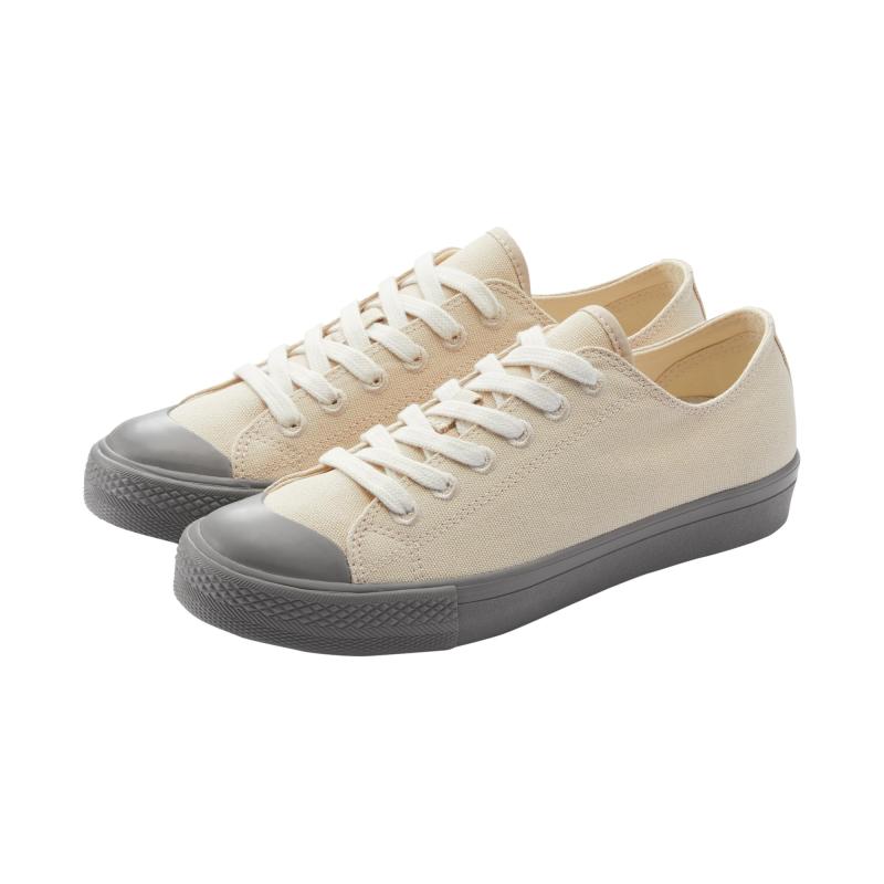 無印良品 婦人 疲れにくい 撥水スニーカー レディース EDC01A4S ライトベージュ 22.0 cmのサムネイル