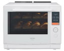 東芝(TOSHIBA) 過熱水蒸気オーブンレンジ 30L 石窯ドーム 350℃ 2段調理 ER-XD7000(W) グランホワイト フラットテーブル