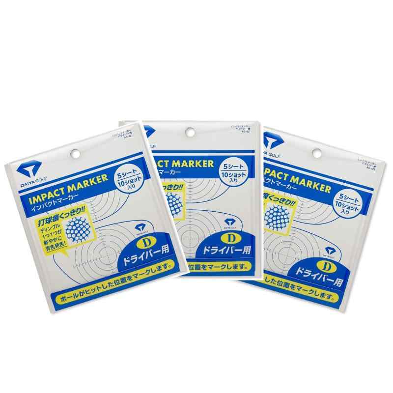 ダイヤゴルフ(DAIYA GOLF) インパクトマーカードライバー用3P ショット確認インパクトマーカー ドライバー用(デカヘッド対応) ショット..