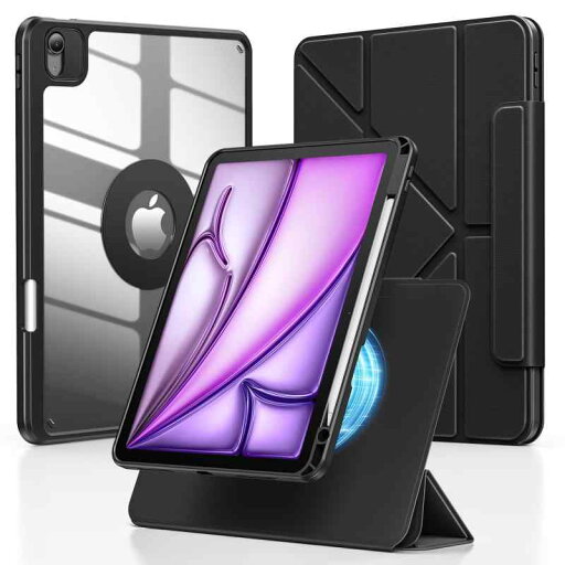 NIMASO iPad Air 13インチ ケース(2025/2024)(M3/M2) 第6世代 対応 iPad Pro 12.9 ケース(2022/2021/2020)専用 三つ折り Y式折 スタンド 取外し可能マグネットカバー 縦置き/横置き 多角度 NIMASO iPad Air 13インチ ケース(2025/2024)(M3/M2) 第6世代 対応 iPad Pro 12.9 ケース(2022/2021/2020)専用 三つ折り Y式折 スタンド 取外し可能マグネットカバー 縦置き/横置き 多角度