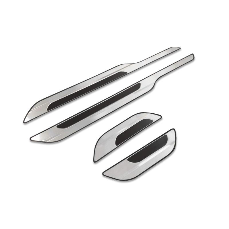 HUAHAO 2021新型 トヨタ カローラクロス専用 スカッフプレート カローラクロス サイドステップガード ..