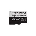 トランセンドジャパン 高耐久 microSD 256GB UHS-I U3 Class10 ドライブレコーダー セキュリティカメラ用 Nintendo Switch 動作確認済 SDカード変換アダプタ付 TS256GUSD350V-E(2)