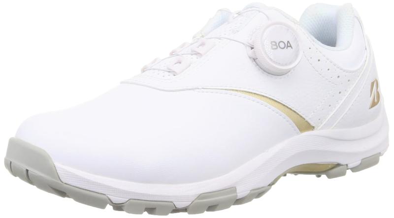 [ブリヂストン] ゴルフシューズ ゼロ・スパイク バイターライト レディ SHG210 レディース ホワイトゴールド 23.5 cm