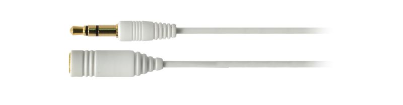audio-technica ヘッドホン延長コード ストレート1.0m ホワイト AT3A45ST/1.0 WH