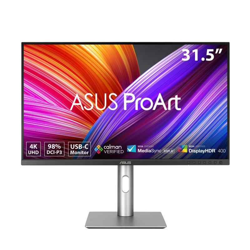 ASUS 4K モニター ProArt PA329CRV 31.5インチ/IPS/3年間無輝点保証/98% DCI-P3/USB Type-C PD 96W/色精度ΔE&lt;2/Calman Verified/VESA DisplayHDR 400/V