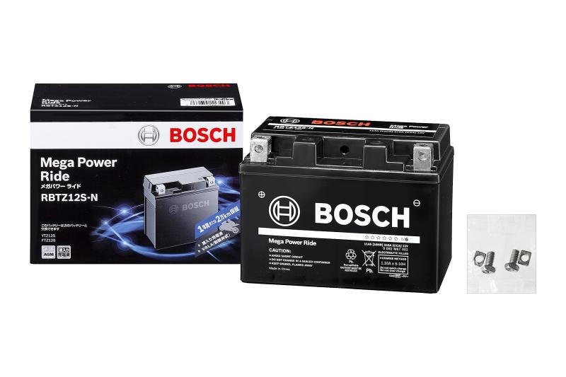 BOSCH (ボッシュ)メガ・パワー・ライド 二輪車用バッテリー RBTZ12S-N