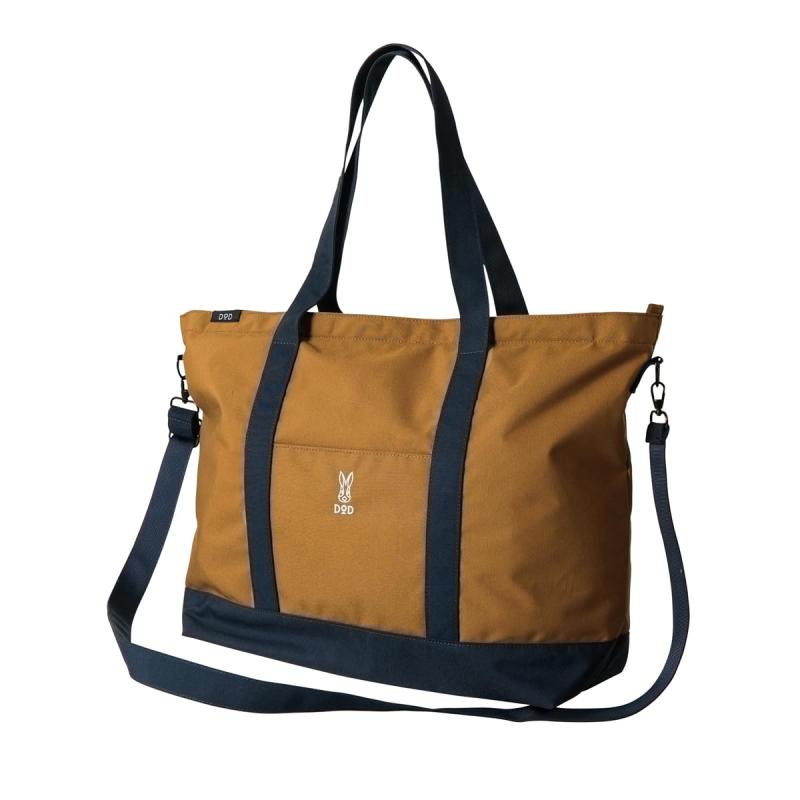 DOD(ディーオーディー)ストート トート ショルダーストラップ付き 2WAY 多収納 撥水 ユニセックス アウトドア フェス 軽量 手ぶら 旅行 BA055-CAのサムネイル