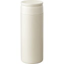 和平フレイズ 食洗器対応 シームレス 水筒 マグボトル 350ml アイボリー スクリュー栓 真空断熱ボトル 保温 保冷 RH-1686(3)