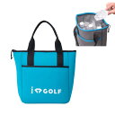 ダイヤゴルフ(DAIYA GOLF) ダイヤ保冷アイストート ブルー 氷を入れて冷やす 保冷 冷却 トートバッグ ゴルフバッグ 手さげ カート ミニトート 小物ポケット付き 機能的 おしゃれ AS-4009