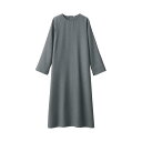 無印良品 婦人 起毛 プルオーバー長袖ワンピース レディース BC2KSA4A グレー 婦人S