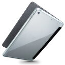 エレコム iPad 10.2 第9/8/7世代 (2021/2020/2019年) ケース 耐衝撃性 オートスリープ/オートウェイク マグネット固定 三つ折りスタンド 背面クリア ハイブリッドケース ブラック TB-A20RHVCFBK