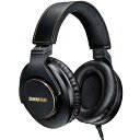 【VGP 殿堂入り金賞】SHURE シュア プロフェッショナル・スタジオ・ヘッドホン SRH840A-A ブラック : 有線 密閉型 折りたたみ式 プロ仕様 スタジオレコーディング スタジオモニタリング ホーム