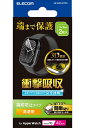 エレコム apple watch 10 フィルム 42mm 衝撃吸収 指紋防止 貼り付けガイドシール付属 AW-24BFLAFPRG