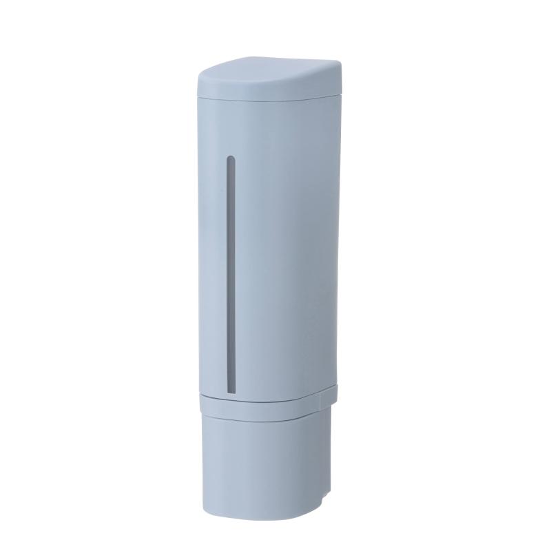 リッチェル(Richell) ボトル シャンプーボトル ディスペンサー ソープディスペンサー 詰め替えボトル 詰め替え用ボトル シャンプー入れ ブルー 500ml 下から出るマグネットディスペンサー シ