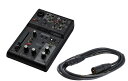 ヤマハ YAMAHA ライブストリーミングミキサー オーディオインターフェイス 3mマイクケーブルセット 3チャンネル ブラック AG03MK2 B MC(2)