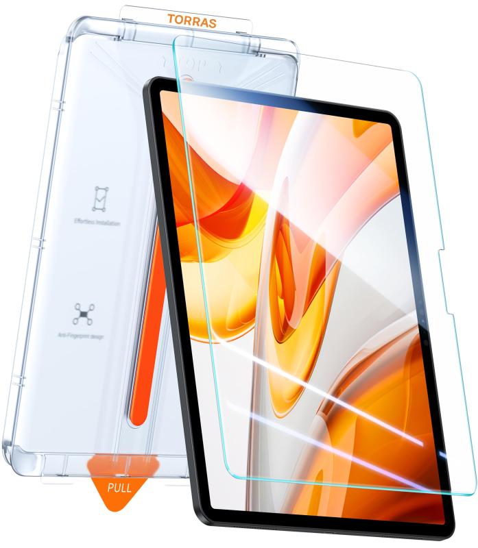 「米軍規格・宇宙航空材料」TORRAS iPad Pro 13インチ用ガラスフィルム M4 2024用フィルム 全面保護 強化ガラス 気泡ゼロ 貼り付け簡単 Face ID対応 ゲーム体験快適 硬度9H 傷なし 指紋防止 アイパッ