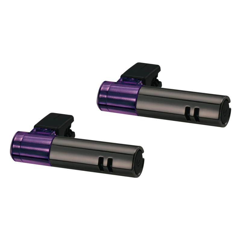 カーメイト(CARMATE) 車用 消臭芳香剤 ブラング エアコン取付 エアスティックミニ プレミアム ホワイトムスク 2個入り H1149