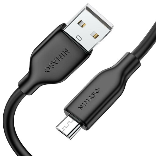 NIMASO Micro USB ケーブル (0.3m ブラック) マイクロ アンドロイド充電ケーブル 【シリコン素材 断線防止 USB 2.0 2.4A急速充電】 Xperia、Galaxy、Nexus、HUAWEI、Kindle 等 Micro B NIMASO Micro USB ケーブル (0.3m ブラック) マイクロ アンドロイド充電ケーブル 【シリコン素材 断線防止 USB 2.0 2.4A急速充電】 Xperia、Galaxy、Nexus、HUAWEI、Kindle 等 Micro B