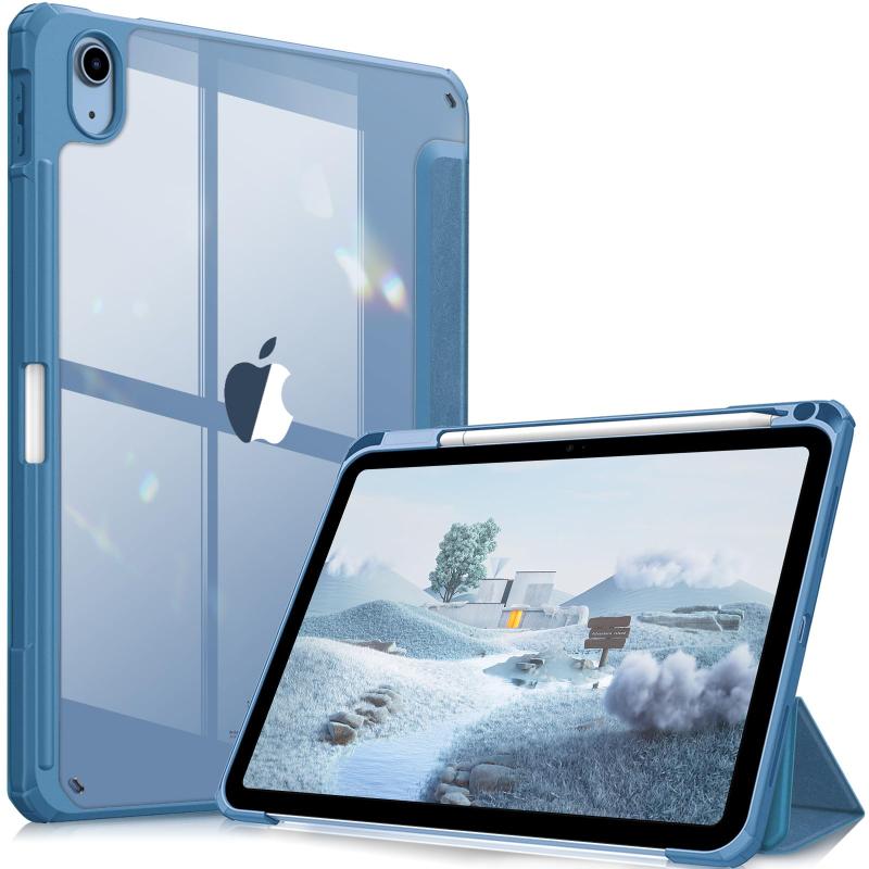 Fintie iPad 第11世代 (A16、2025) / 第10世代 (2022) ケース 11/10.9インチ 透明バックカバー Apple P..