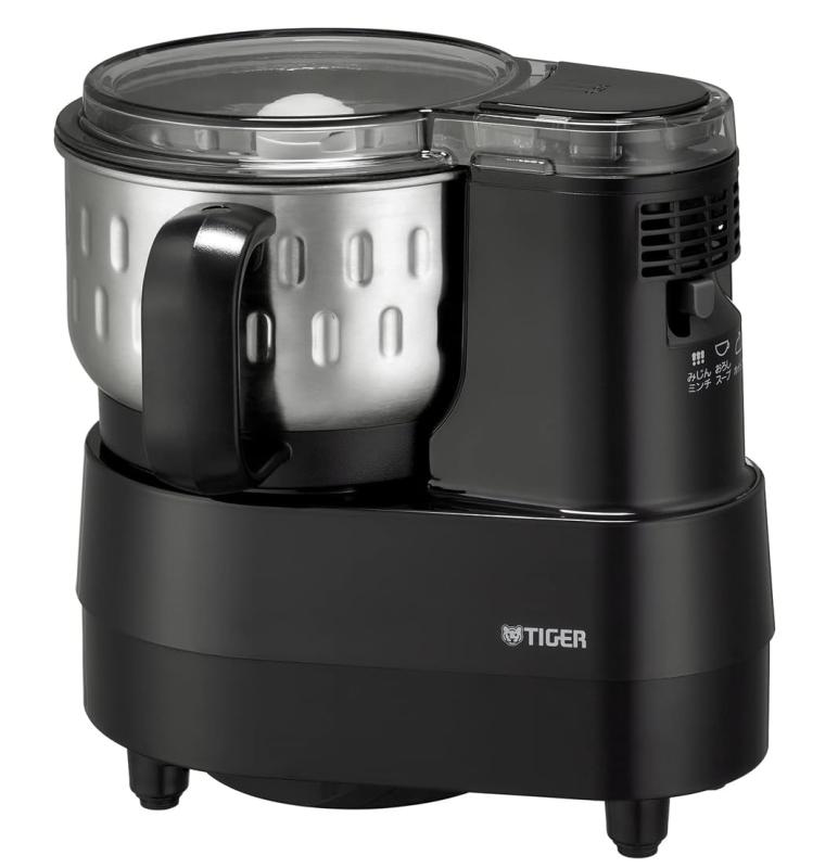 タイガー魔法瓶(TIGER) フードプロセッサー ハイパワー 4つの調理コース 4種類の付属ブレード ステンレ..