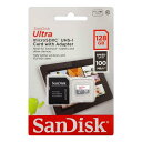 SanDisk Ultra 128GB 100MB/s UHS-I Class 10 microSDXC Card SDSQUNR-128G-GN3MN 海外パッケージ品