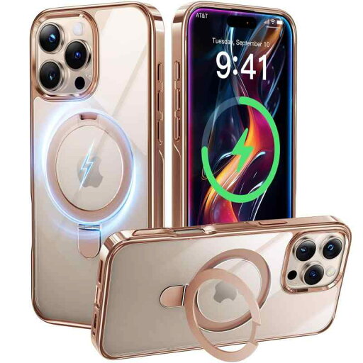 【極々透明感!内蔵4in1スタンド】CASEKOO iPhone 16 Pro 用ケース クリア 米軍規格保護 フィット感 MagSafe対応 最大25W急速充電対応 内蔵リング 横縦両立 角度調整 超強磁力 耐衝撃 ストラップホー 【極々透明感!内蔵4in1スタンド】CASEKOO iPhone 16 Pro 用ケース クリア 米軍規格保護 フィット感 MagSafe対応 最大25W急速充電対応 内蔵リング 横縦両立 角度調整 超強磁力 耐衝撃 ストラップホー