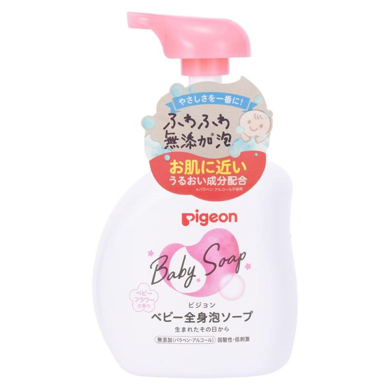 ピジョン Pigeon ベビー全身泡ソープ ベビーフラワーの香り500ml