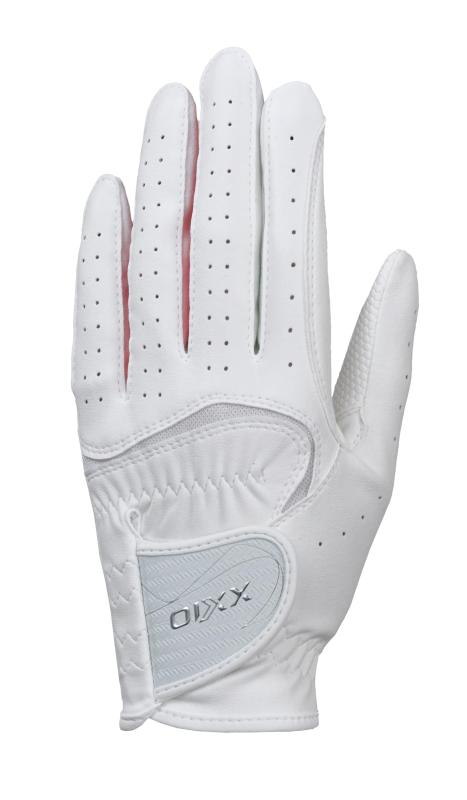 DUNLOP(ダンロップ) ゴルフ グローブ(手袋) レディス 両手用 XXIO ゼクシオ GGG-X021WW ホワイトピンク 19cm ゴルフグローブ