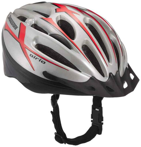 ブリヂストン(BRIDGESTONE) エアリオ 自転車 ヘルメット 子供 小学生 キッズ シルバー Lサイズ(頭囲 56cm~60cm) CHA5660 B371301S ブリヂストン(BRIDGESTONE) エアリオ 自転車 ヘルメット 子供 小学生 キッズ シルバー Lサイズ(頭囲 56cm~60cm) CHA5660 B371301S