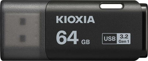 KIOXIA(キオクシア) 旧東芝メモリ USBフラッシュメモリ 64GB USB3.2 Gen1 日本製 KLU301A064GK KIOXIA(キオクシア) 旧東芝メモリ USBフラッシュメモリ 64GB USB3.2 Gen1 日本製 KLU301A064GK