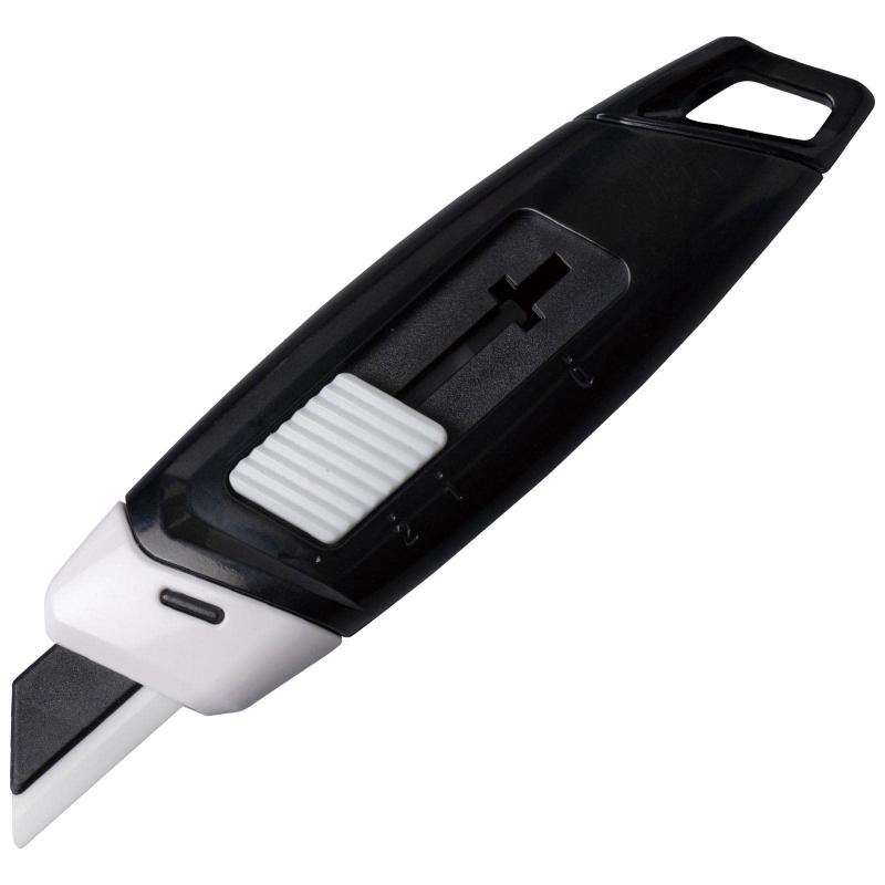 コモライフ 磁石でくっつく! ダンボールカッター 段ボール カッター ナイフ コンパクト 2段階調節 セラ..