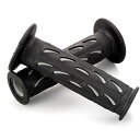 デイトナ(Daytona) PROGRIP(プログリップ) バイク用 グリップ ハンドル径φ22.2用 120mm 耐振ゲル エンド貫通 724タイプ グレー 98068