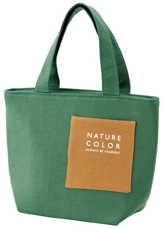 スケーター (skater) 保冷 ランチバッグ ポケット付き セージグリーン KNBP2-A