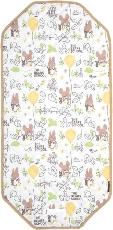 スケーター(Skater) コットカバー M 60×130cm 保育園 お昼寝 簡易ベッドカバー ベッドカバー ベッドシート くまのがっこう BCV2-Aサイズ：約60×130cm/材質：ポリエステル/原産国：中国コット（簡易ベッド）カバーMサイズ、名前が書ける「お名前タグ」付き裏面：通気性に優れたメッシュ生地四隅のゴムひもを引っ掛けるだけで簡単に装着、丸洗いOKホルムアルデヒド（有害物質）検査済、合格（検出せず）