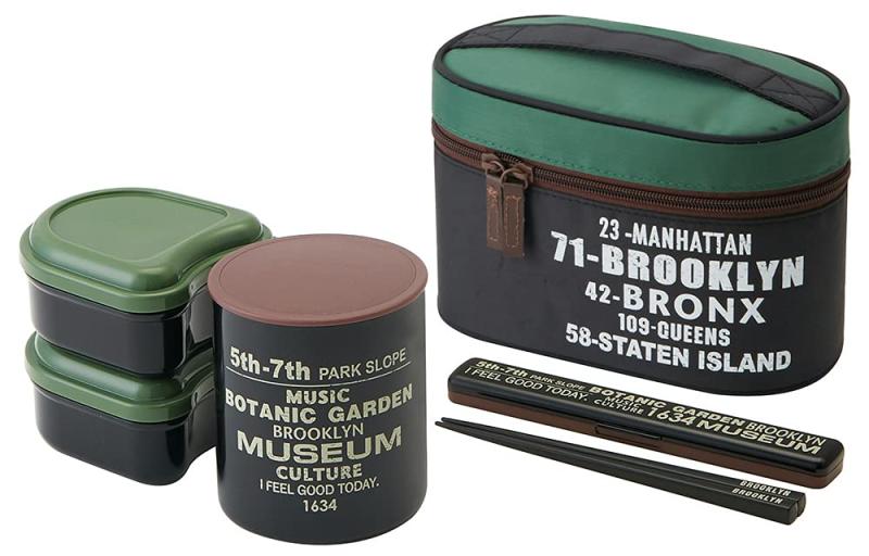 スケーター (skater) 抗菌 保温弁当箱 ランチジャー ブルックリン 大容量 920ml KCLJC9AG-A