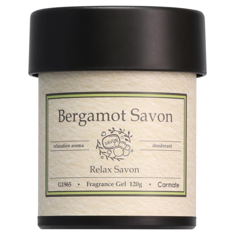 カーメイト(Carmate) 車 用 芳香剤 リラックスサボン ゲル ベルガモットサボン 置き型 固形タイプ G1965