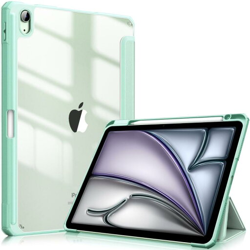 Fintie iPad Air 11インチ ケース M3 (2025 第7世代) / M2 (2024 第6世代) / Air 5/4 ケース 2022/2020 10.9 インチ 透明バックカバー Apple Pencil 収納可能 ワイヤレス充電対応 Fintie iPad Air 11インチ ケース M3 (2025 第7世代) / M2 (2024 第6世代) / Air 5/4 ケース 2022/2020 10.9 インチ 透明バックカバー Apple Pencil 収納可能 ワイヤレス充電対応