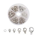 カニカン 6種セット 5サイズ 6mm 8mm 12mm 丸カン マルカン 金具セット 基礎パーツ DIY アクセサリー パーツ リング ハンドメイド 手芸 ク...