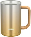 サーモス 真空断熱ジョッキ 0.6L スパークリングゴールド JDK-600C SP-GD ビールジョッキ 父の日 ギフト 男性 女性 誕生日 プレゼント