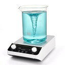 LACHOI マグネチックスターラー 磁気攪拌機 加熱可 300-1500RPM 撹拌容量MAX5000ml(H₂O) 速度調整可能 攪拌機 ミキサー 回転子付き ラボ用 研究用 実験室 液体 スターラー 加熱 Magnetic Stirrer 低粘度液(3)