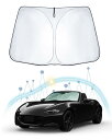 【RUIYA】マツダ(MX-5)ロードスター ND系 車用サンシェード コンパクト収納サンシェード 日差しカット ロードスター nd サンシェード フロントガラ...