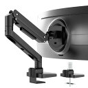 WORLDLIFT モニターアーム シングルアーム 49インチ(2~20kg)まで ガス式 ディスプレイアーム VESA規格対応(3)