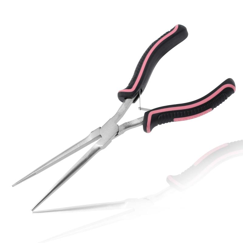 LEONTOOL ロングリーチ先細ラジオペンチ 極細 針はずしプライヤー 防錆 ミニ 先長ラジオペンチ 先端長8..