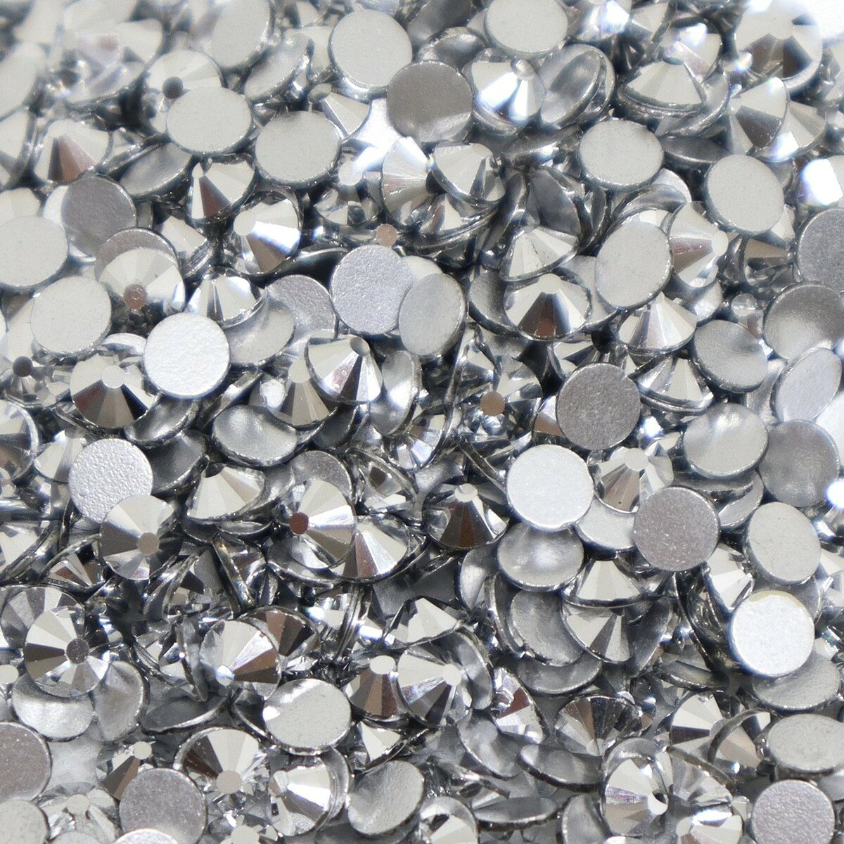 【Minesilver・SS20・650粒】ガラスビジュー　ガラスストーン　高輝度ストーン　ラ...