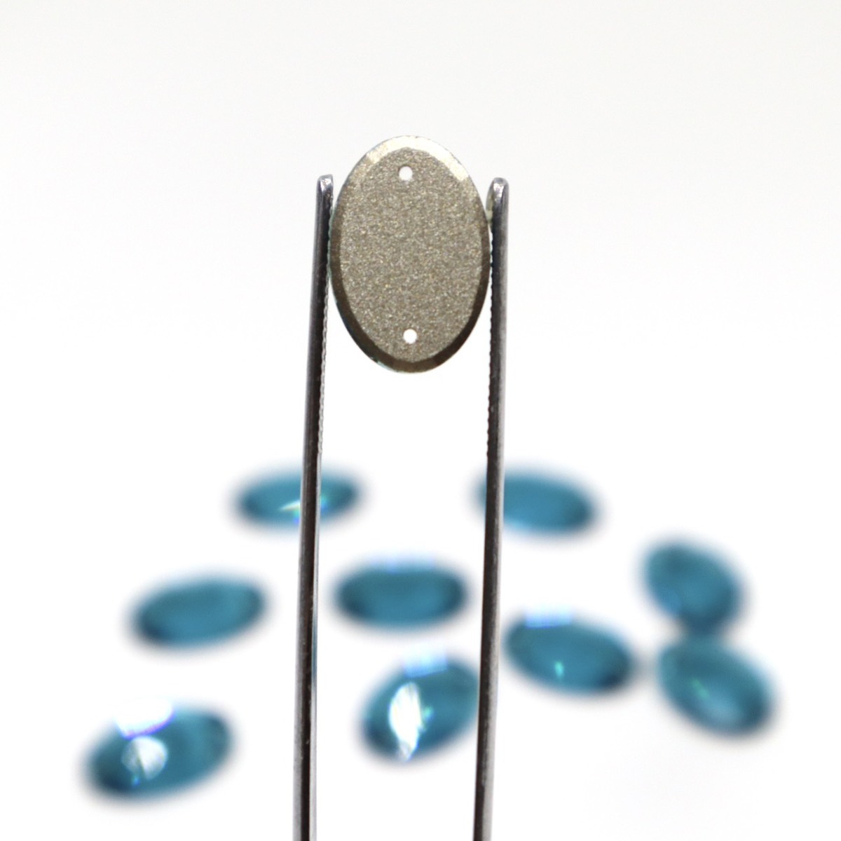 A5��󥯡��ڥ����Х뷿��11��16mm��10γ���֥롼���륳����ʱ߷������饹�ӥ��塼�����饹���ȡ��󡡹⵱�٥ӥ��塼���������󡡥�������ӥ��塼��Oval��BlueZircon�������ѡ��� ˥���դ��ӥ��塼 �������󥹥ȡ���