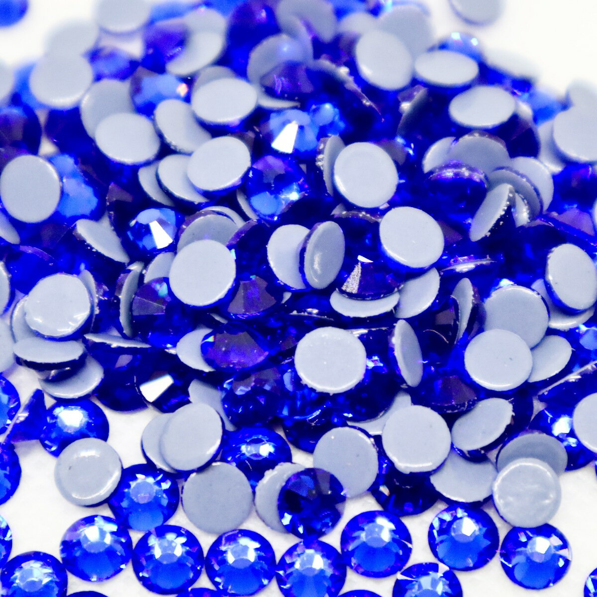 【ホットフィックス　ss30 210粒　sapphire】　サファイア　ガラスビジュー　ガラ...