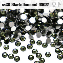 【ss20　ブラックダイヤモンド　Blackdiamond　650粒　】ガラスビジュー　ガラスストーン　ラインストーン　レオタード製作