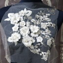 【500-9】 装飾パーツ モチーフ 刺繍モチーフ 衣装モチーフ 衣装パーツ レースモチーフ 花モチーフ チュールモチーフ 社交ダンス レオタード 社交ダンス...