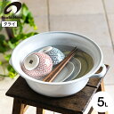 野田琺瑯 小たらい32cm TA-32 / ホワイト タライ 取っ手付き 日用品 手洗い 洗濯 つけ ...