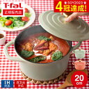 IH対応鍋 【あす楽14時まで対応 】ティファール T-fal キャストライン エアココット IHココット鍋 20cm テラコッタ セージグリーン E26844 E26744 / IH対応 ガス火対応 食洗機対応 両手鍋 鋳物 軽量 アルミキャスト製 煮込み料理 無水料理 オーブン調理 炊飯 2～4人用 t-fal